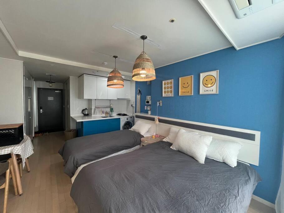 Haeundae Beach Stay #2Min Walk #2Beds Пусан Екстериор снимка