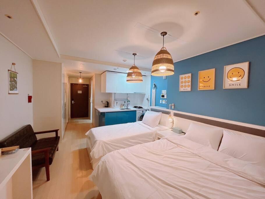 Haeundae Beach Stay #2Min Walk #2Beds Пусан Екстериор снимка